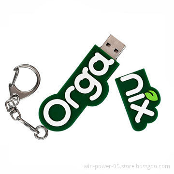 Keychain-shaped Lovely USB Flash Drive, Full Capacity, Customized Logos OK, USB2.0/3.0 Interface